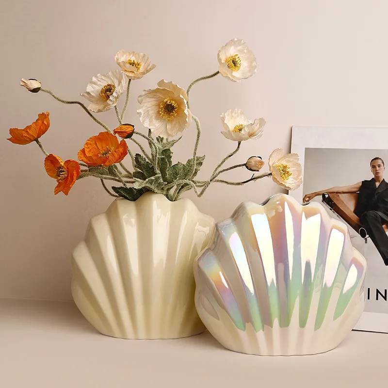 Creative Shell Ceramic Vase, Premium Decorative Accent, Elegant Living Room Ornament, Unique Home Decor, Ceramic Artwork
Creative Shell Ceramic Vase, Premium Decorative Accent, Elegant Living Room Ornament, Unique Home Decor, Ceramic Artwork