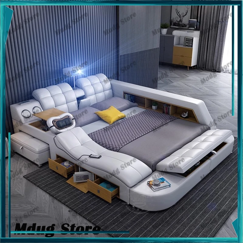 Cabinets Aesthetic Bed Organiser Fancy Vanity Massage Smart Bed Frame Bedroom Queen Muebles Para El Hogar Home Accessories
Cabinets Aesthetic Bed Organiser Fancy Vanity Massage Smart Bed Frame Bedroom Queen Muebles Para El Hogar Home Accessories