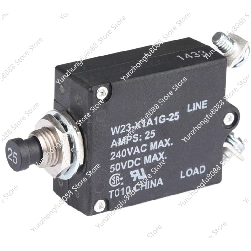 TE W23-X1A1G-25 25A 6-1393246-9 UL CSA Overload Protector Circuit Breaker
TE W23-X1A1G-25 25A 6-1393246-9 UL CSA Overload Protector Circuit Breaker