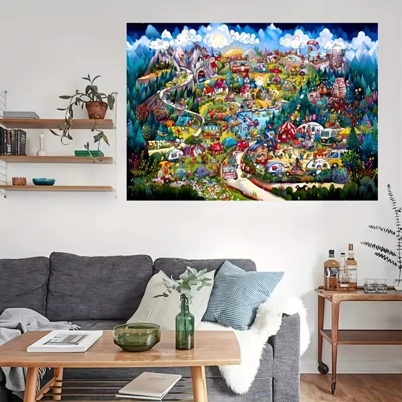 Пазлы для кемпинга и отдыха, 500/1000/1200/2000 элементов, сложные семейные игры для игровой комнаты, спальни, подарки
Пазлы для кемпинга и отдыха, 500/1000/1200/2000 элементов, сложные семейные игры для игровой комнаты, спальни, подарки