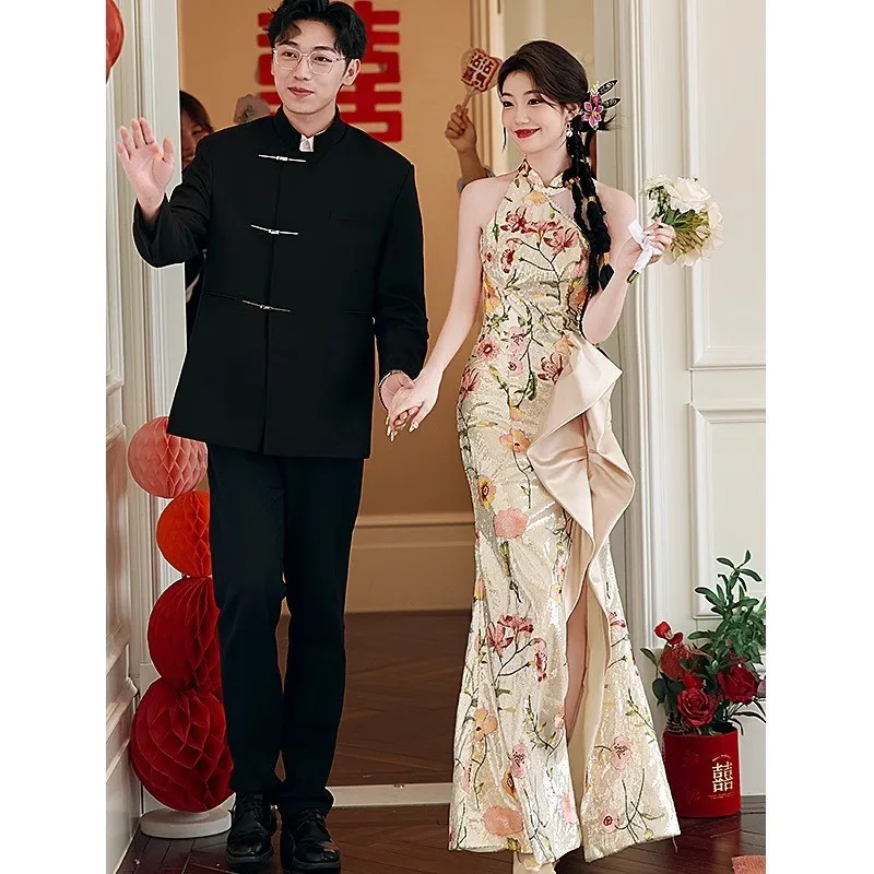 New figure-hugging dress for people in the fishtail toast style
New figure-hugging dress for people in the fishtail toast style