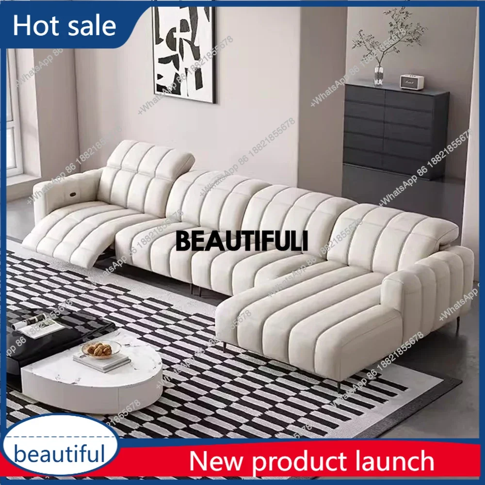 A38 Dual Motors Electric Recliner Sofa Italian Piano Key Function Genuine Leather Couch Sectional With ADJUSTABLE HEADREST
A38 Dual Motors Electric Recliner Sofa Italian Piano Key Function Genuine Leather Couch Sectional With ADJUSTABLE HEADREST