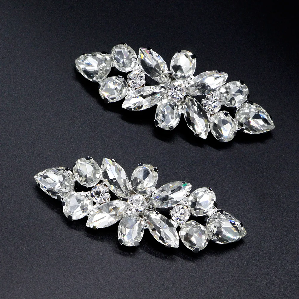 Fashion Shoe Buckle Rhinestone Shoe Clip Silver Alloy DIY Shoe Decor Accessories for Wedding Bride Women
Fashion Shoe Buckle Rhinestone Shoe Clip Silver Alloy DIY Shoe Decor Accessories for Wedding Bride Women