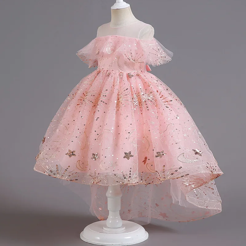 New girl mesh sequin fluffy skirt girl tail evening dress party flower girl dress
New girl mesh sequin fluffy skirt girl tail evening dress party flower girl dress