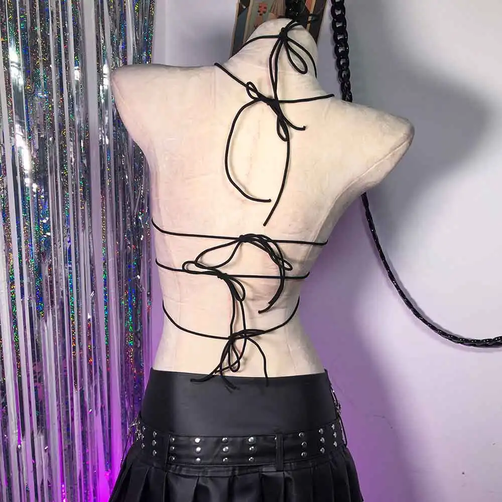 Топы-майки ручной работы в стиле готика, эко-кавай, эмо 90-х, Y2K, халтер, с принтом черепа, гранж, для э-гёрл, готика, панк-рок, 2025
Топы-майки ручной работы в стиле готика, эко-кавай, эмо 90-х, Y2K, халтер, с принтом черепа, гранж, для э-гёрл, готика, панк-рок, 2025