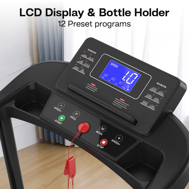 Walking Pad Treadmill for Senior, Foldable Exercise Treadmill with Stable and Safe Structural Design, Large LED Display for E
Walking Pad Treadmill for Senior, Foldable Exercise Treadmill with Stable and Safe Structural Design, Large LED Display for E