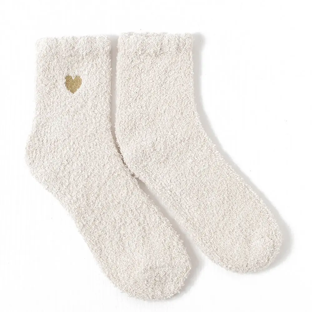Warm Breathable Sweet Solid Color Simple Girls Coral Fleece Socks Female Hosiery Cute Floor Socks Mid-tube Socks
Warm Breathable Sweet Solid Color Simple Girls Coral Fleece Socks Female Hosiery Cute Floor Socks Mid-tube Socks