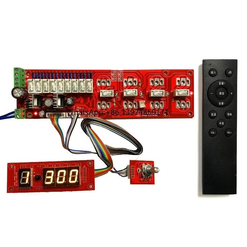 Nvarcher HIFI Relay Volume Panel Remote With Input Switching Controller Display