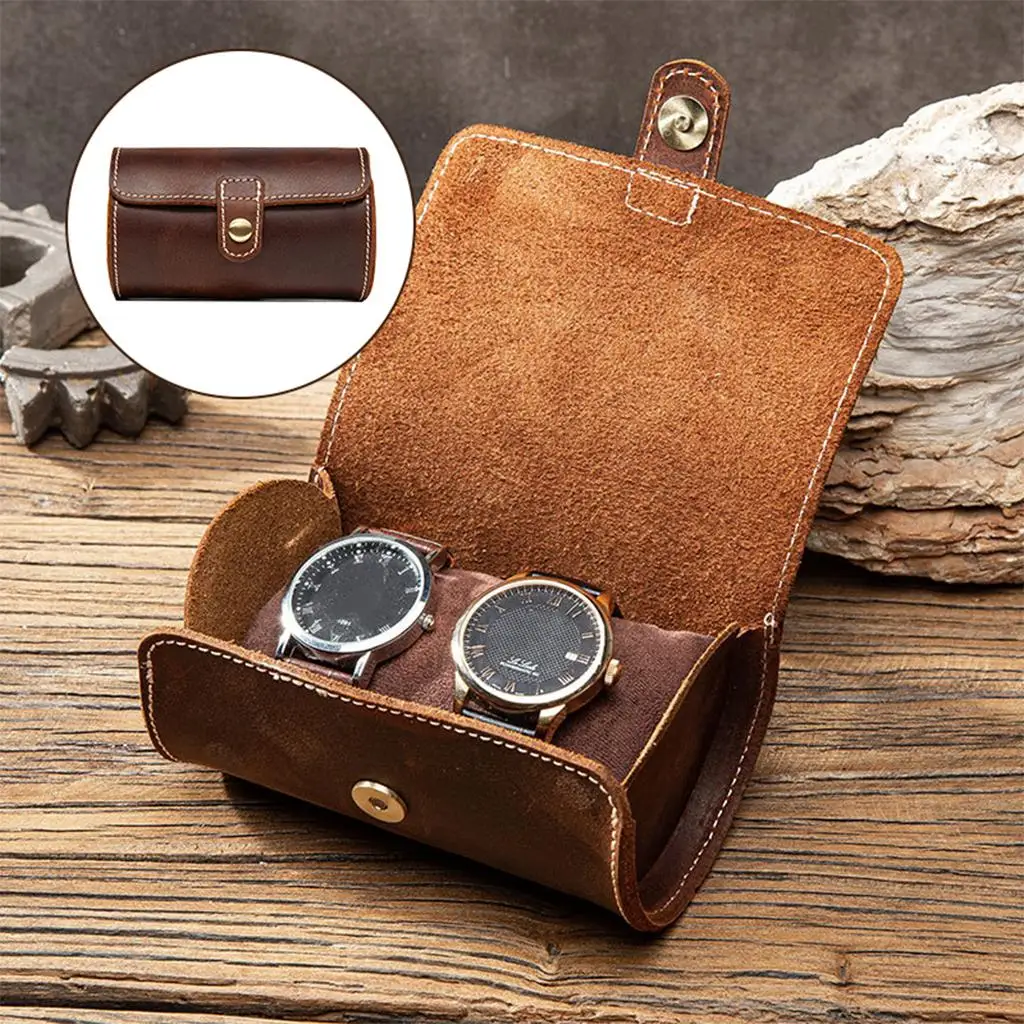 Watch Case Handmadewith Portable Organizer Wristwatches and Watches for Man Storage Travel
Watch Case Handmadewith Portable Organizer Wristwatches and Watches for Man Storage Travel