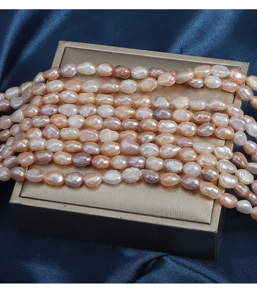 7mm Natural Freshwater Pearls White Purple Pink Multi Color Loose Beads for Jewelry Making DIY Necklace Bracelet Accessories
7mm Natural Freshwater Pearls White Purple Pink Multi Color Loose Beads for Jewelry Making DIY Necklace Bracelet Accessories