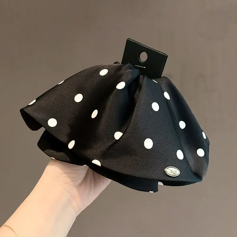 Korean Style Polka Dot Versatile Layered Hair Clip Fashionable Ponytail Clip Elegant Stylish Claw Clip
Korean Style Polka Dot Versatile Layered Hair Clip Fashionable Ponytail Clip Elegant Stylish Claw Clip