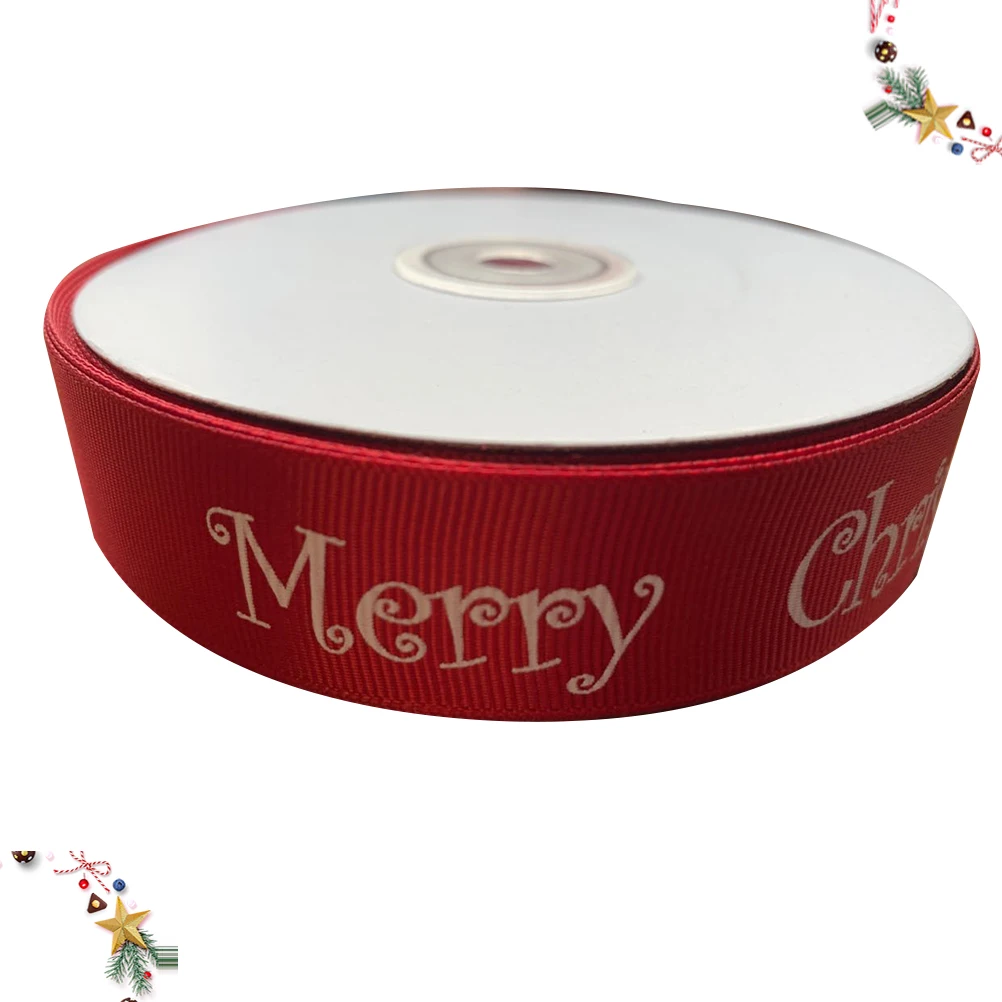 50 Yards Christmas Ribbon Polyester Gift Wrapping Durable Party Decoration Craft Home 
50 Yards Christmas Ribbon Polyester Gift Wrapping Durable Party Decoration Craft Home