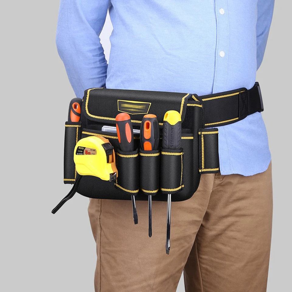 Ремень для инструментов электрика и механика — многофункциональная поясная сумка большой вместимости с зажимом для ремня и карабина, сверхпрочная работа WH062
Ремень для инструментов электрика и механика — многофункциональная поясная сумка большой вместимости с зажимом для ремня и карабина, сверхпрочная работа WH062