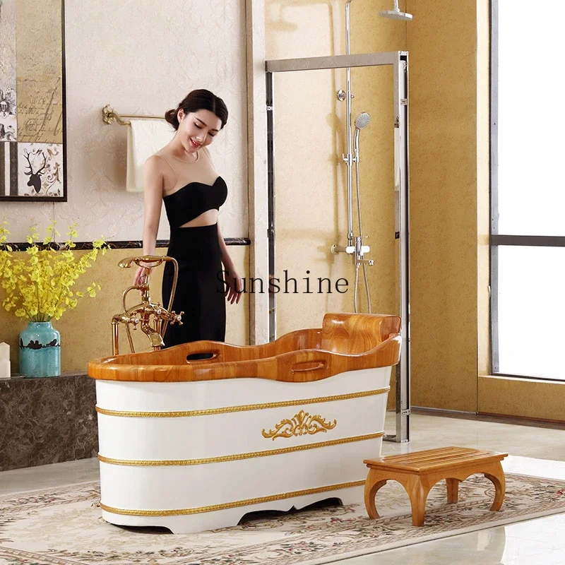 Beauty salon club high-end European bath wooden bucket adult wooden bathtub
Beauty salon club high-end European bath wooden bucket adult wooden bathtub