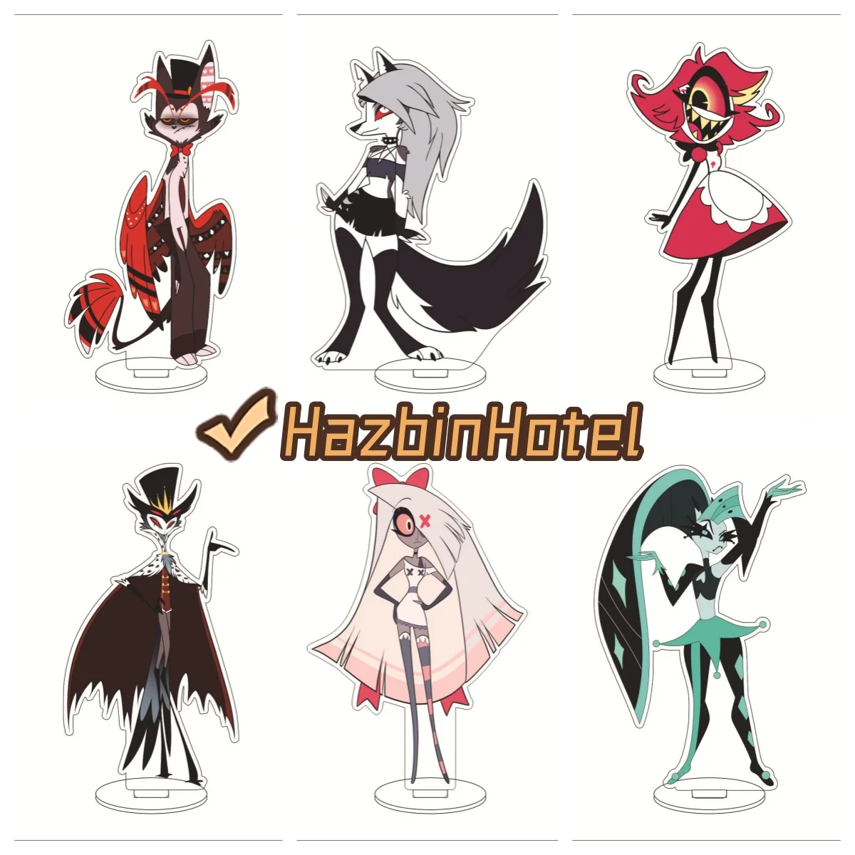 Hot Hazbin Alastor Hotel Morning Cosplay Stand Anime 15cm Acrylic Cartoon Figure Standing Birthday Gifts Decor Collection
Hot Hazbin Alastor Hotel Morning Cosplay Stand Anime 15cm Acrylic Cartoon Figure Standing Birthday Gifts Decor Collection