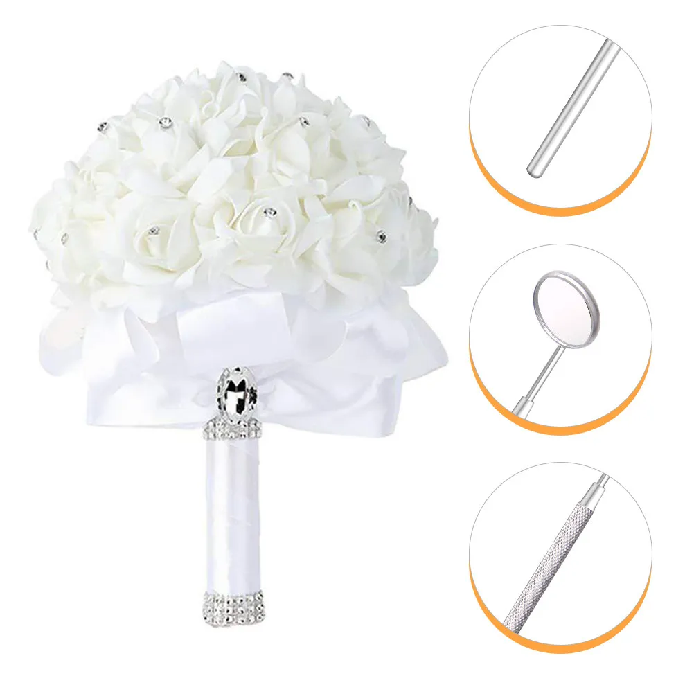 Artificial Wedding Bouquet Bridal Hand Bouquet Small White Simulation Flower Perfect for Wedding Ceremony Bridal Party
Artificial Wedding Bouquet Bridal Hand Bouquet Small White Simulation Flower Perfect for Wedding Ceremony Bridal Party