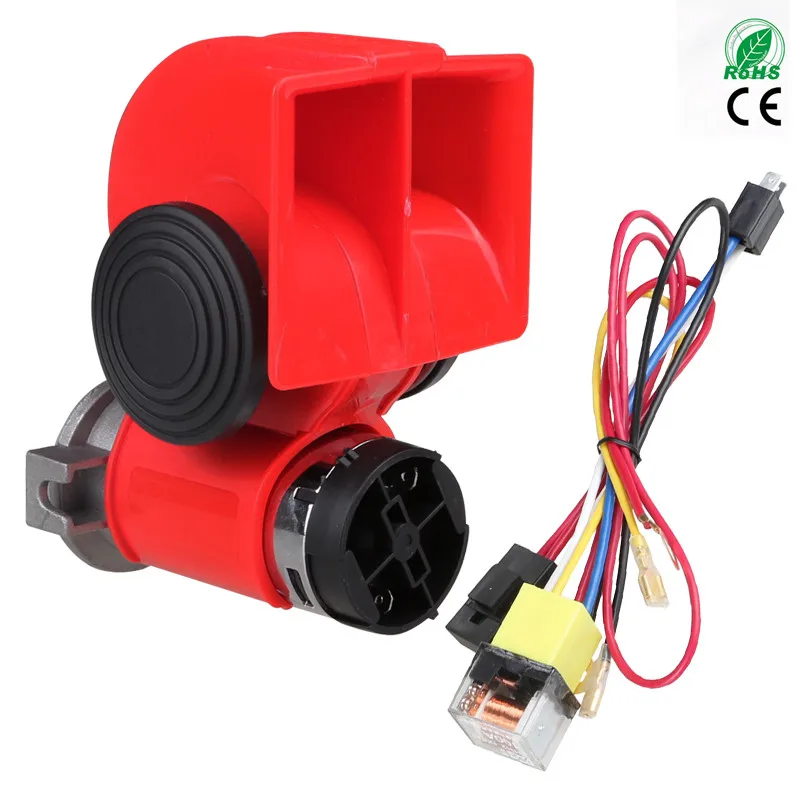 Snail Horn 12V Twin Dual Tone Compact Air Horn Snail Compact For Car Truck Vehicle Motorcycle Boat Twin Tone Super Loud Speaker
Snail Horn 12V Twin Dual Tone Compact Air Horn Snail Compact For Car Truck Vehicle Motorcycle Boat Twin Tone Super Loud Speaker