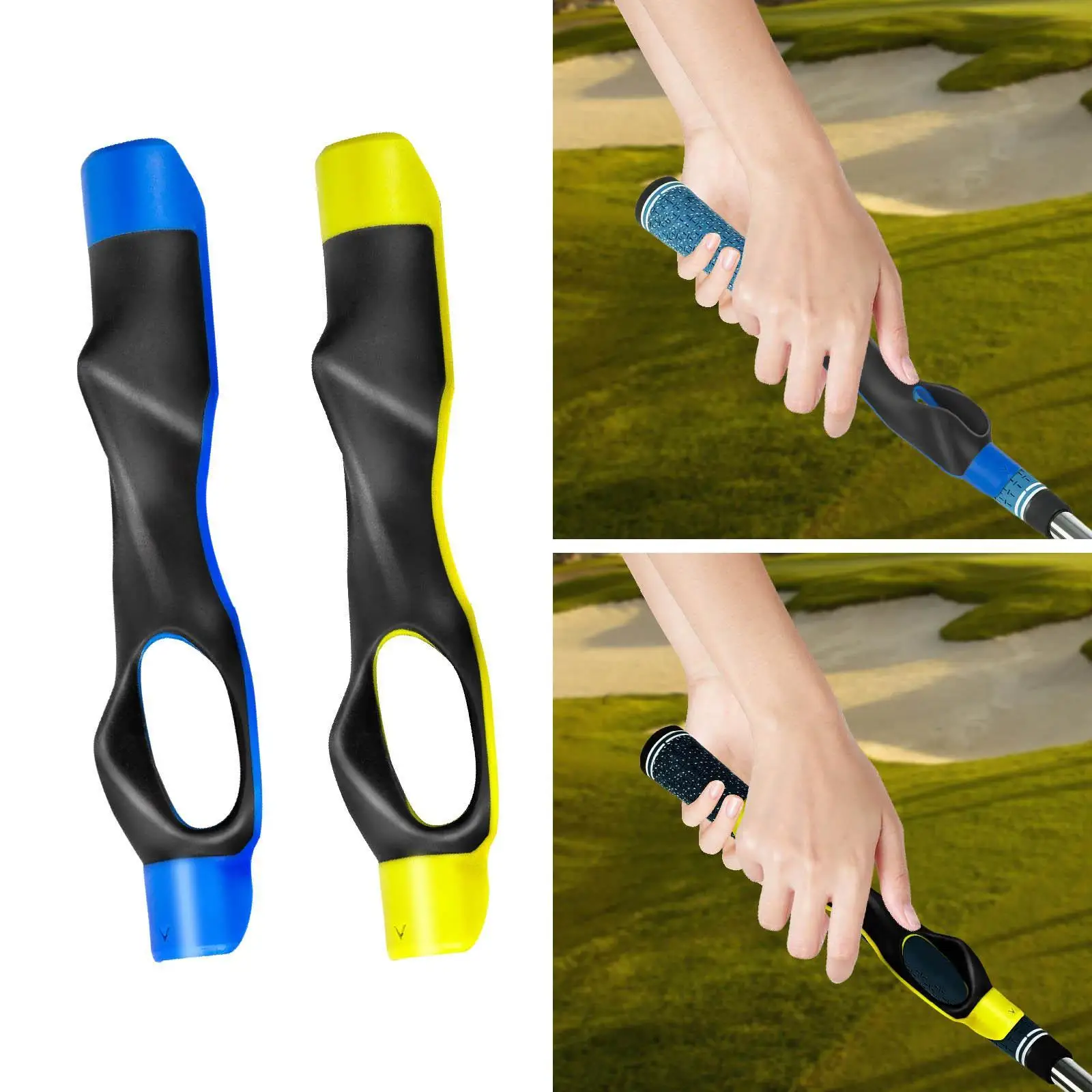 Golf Grip Trainer Auxiliary Golf Swing Trainer for Speed Rhythm Flexibility
Golf Grip Trainer Auxiliary Golf Swing Trainer for Speed Rhythm Flexibility