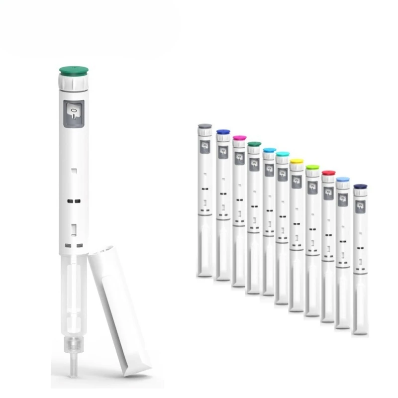 5-10Pack Color Optioal Disposable Injection Pen Magic Pen 60U insulin Syringe Tattoo Handle Pen Fitting with 3ml Glass Vial
5-10Pack Color Optioal Disposable Injection Pen Magic Pen 60U insulin Syringe Tattoo Handle Pen Fitting with 3ml Glass Vial