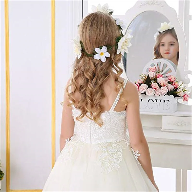 Vintage White Lace Flower Girl Dress Tassel Thin Shoulder Straps Wedding Elegant Little Flower Child First Eucharistic Birthday
Vintage White Lace Flower Girl Dress Tassel Thin Shoulder Straps Wedding Elegant Little Flower Child First Eucharistic Birthday