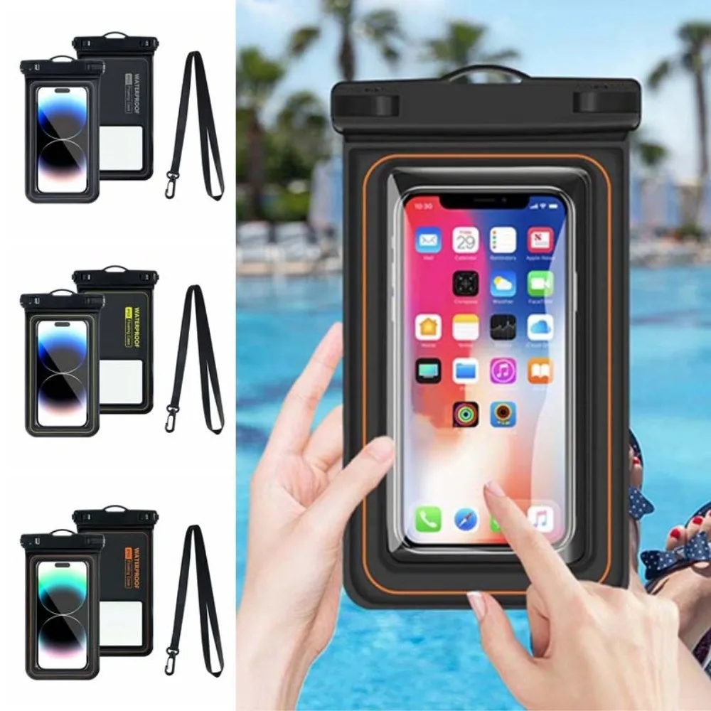 Touch Screen Waterproof Phone Bag PVC Underwater Dry Mobile Phone Waterproof Bag Universal Transparent
Touch Screen Waterproof Phone Bag PVC Underwater Dry Mobile Phone Waterproof Bag Universal Transparent