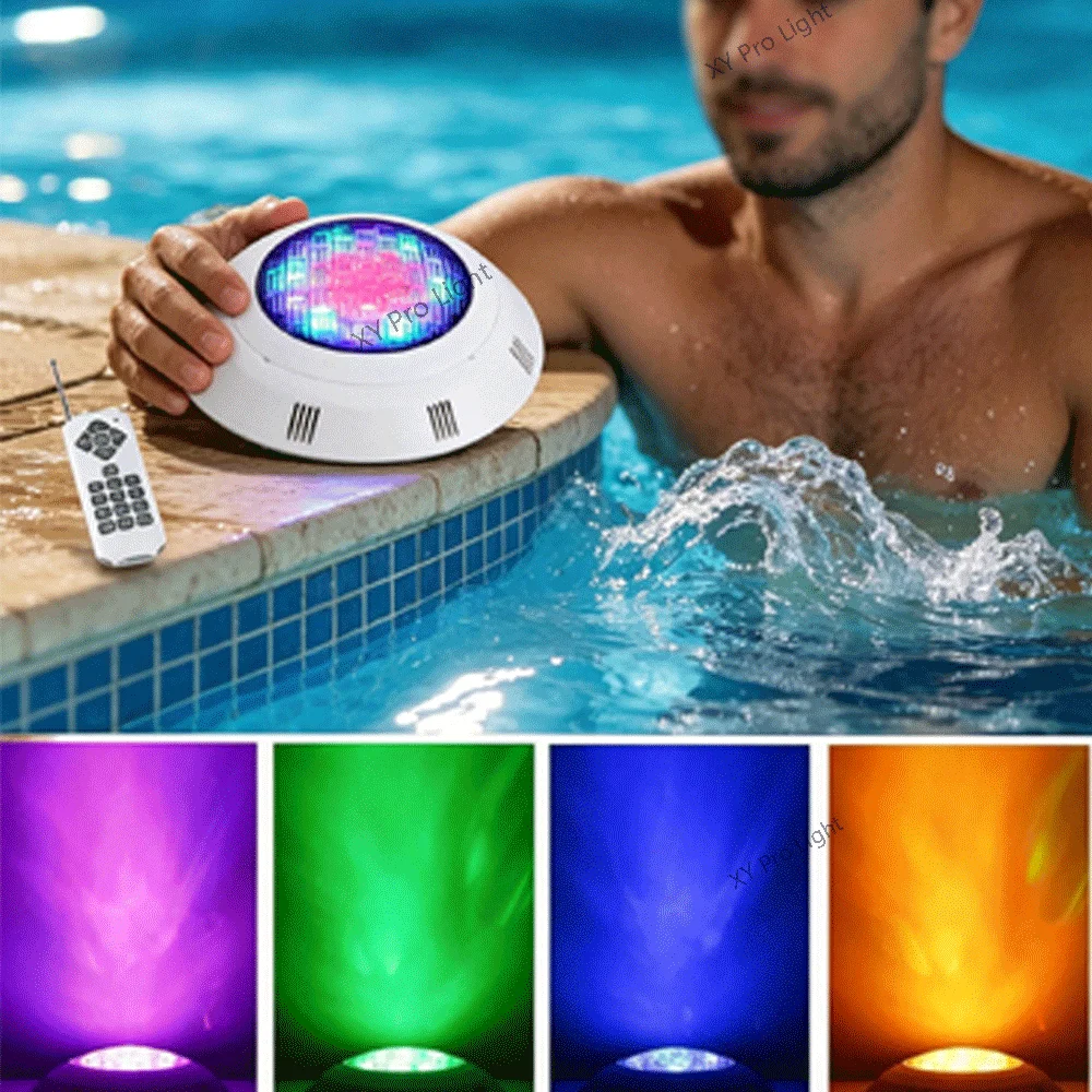 54W RGB LED Swimming Pool Light 36W 45W Fountain Pond Light IP68 Waterproof UnderWater Light AC/DC12/24V Led Piscina Spotlight
54W RGB LED Swimming Pool Light 36W 45W Fountain Pond Light IP68 Waterproof UnderWater Light AC/DC12/24V Led Piscina Spotlight