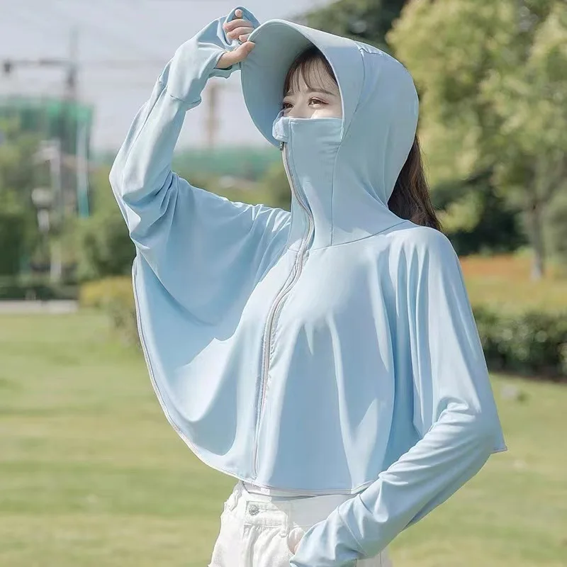 New Summer Women’s Cycling Hooded Breathable Sun Protection Shirt Driving Sunshade Shawl Clothing
New Summer Women’s Cycling Hooded Breathable Sun Protection Shirt Driving Sunshade Shawl Clothing