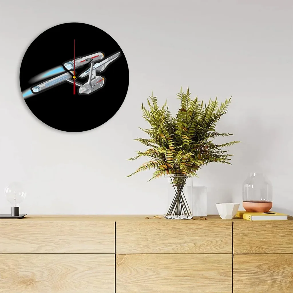 Enterprise Classic Wall Clock Easy to Read Wall Mounted Clock With Silent for Home Decor
Enterprise Classic Wall Clock Easy to Read Wall Mounted Clock With Silent for Home Decor