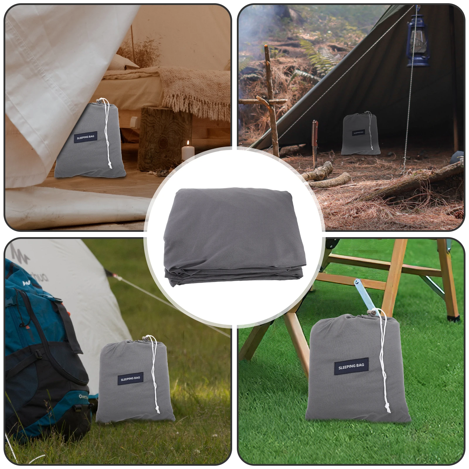 Portable Sleeping Bag Liners for Adults Travel Sack Bags Cover Lightweight Camping
Portable Sleeping Bag Liners for Adults Travel Sack Bags Cover Lightweight Camping