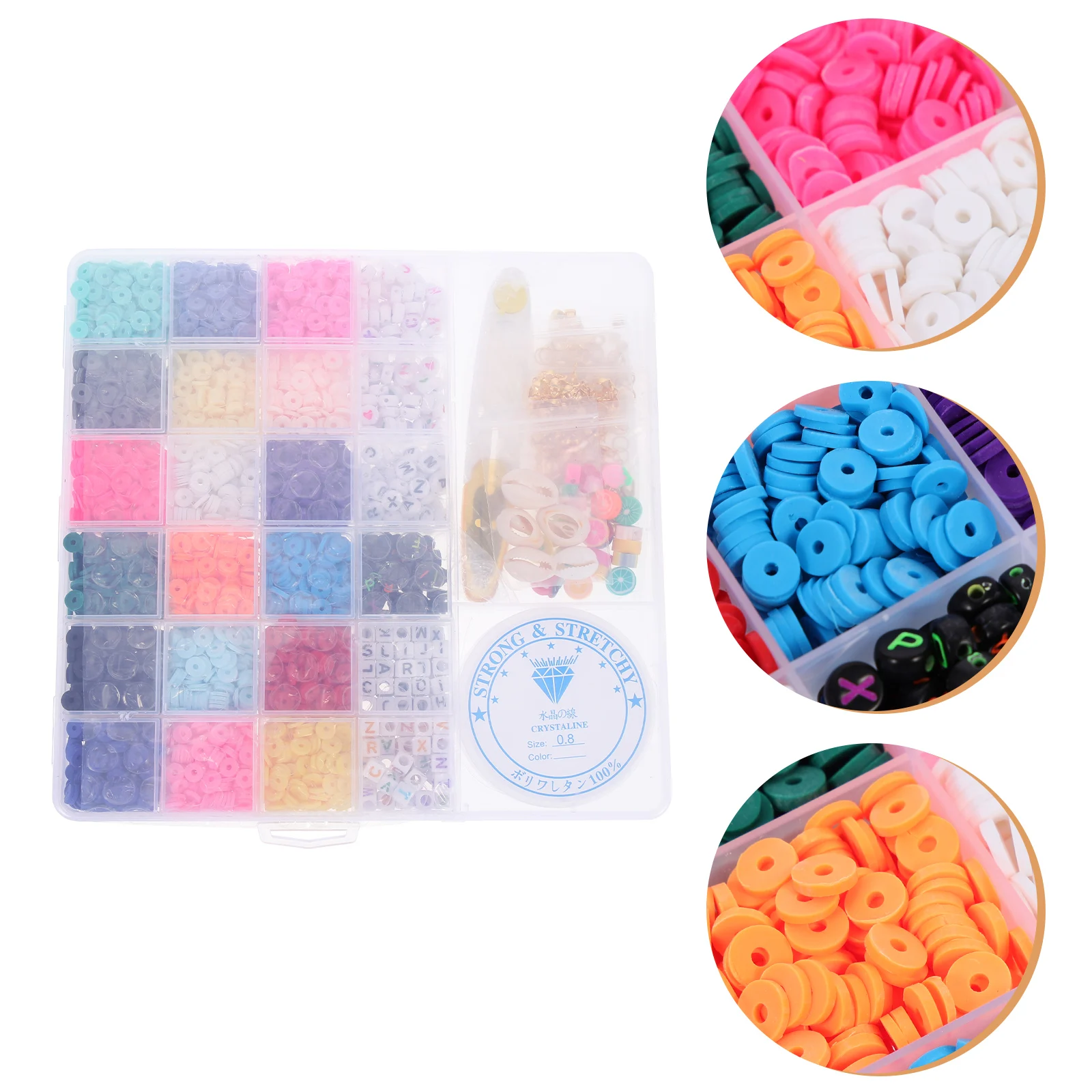 1 Set Soft Clay Beads Diy Jewelry Kit Sea Star Shell Decor For Bracelet Making Polymer Clay Craft Accessories Spacer Beads For
1 Set Soft Clay Beads Diy Jewelry Kit Sea Star Shell Decor For Bracelet Making Polymer Clay Craft Accessories Spacer Beads For