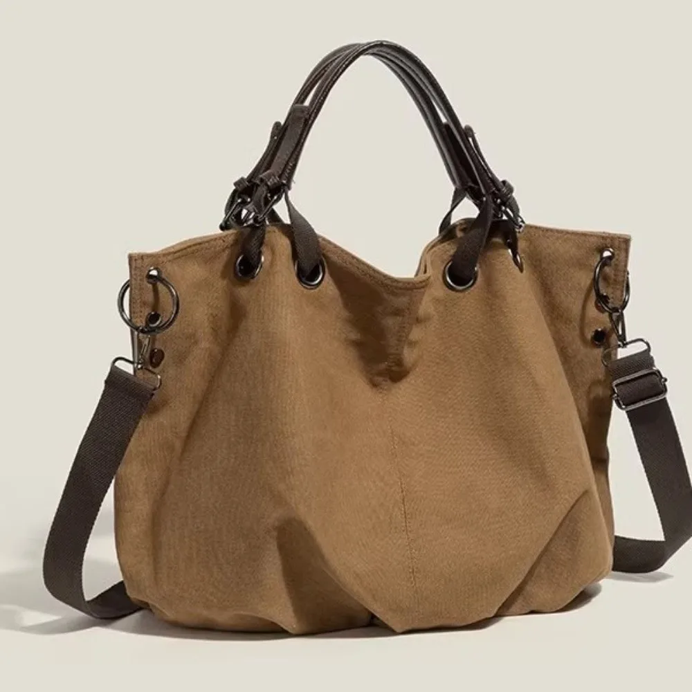 Casual Large Capacity Canvas Crossbody Bag Durable Vintage Tote Bag Top Handle Adjustable Strap Shoulder Bag Women
Casual Large Capacity Canvas Crossbody Bag Durable Vintage Tote Bag Top Handle Adjustable Strap Shoulder Bag Women