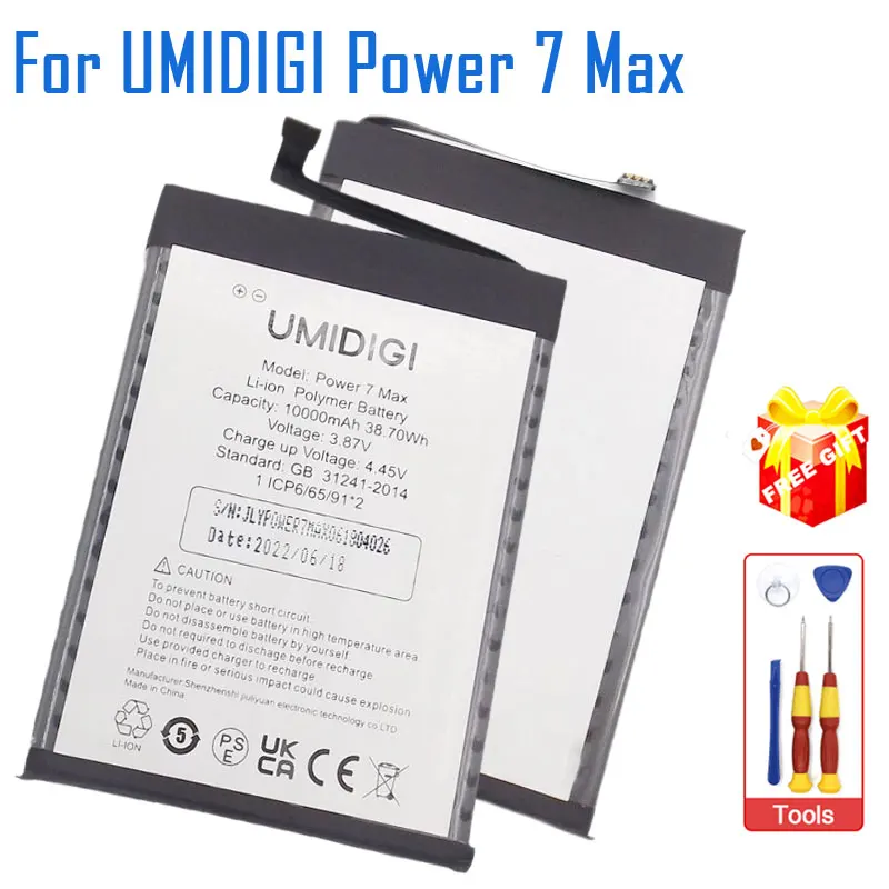 New Original UMIDIGI Power 7 Max Battery Built In Cellphone Battery Repair Replacement Accessories For UMIDIGI Power 7 Max Phone
New Original UMIDIGI Power 7 Max Battery Built In Cellphone Battery Repair Replacement Accessories For UMIDIGI Power 7 Max Phone