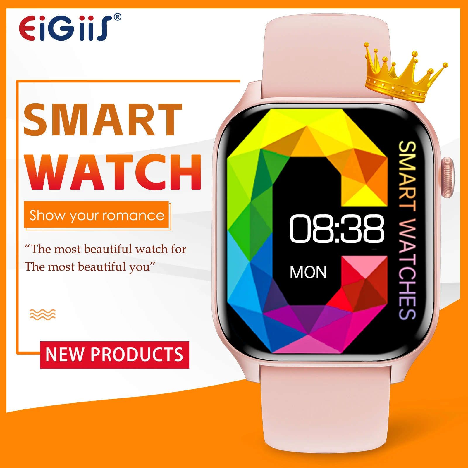 EIGIIS Smart Watch for Women 1.85" HD Call Receive Touch Screen Smartwatch with Multiple Sports Modes for iPhone Android Phone
EIGIIS Smart Watch for Women 1.85" HD Call Receive Touch Screen Smartwatch with Multiple Sports Modes for iPhone Android Phone