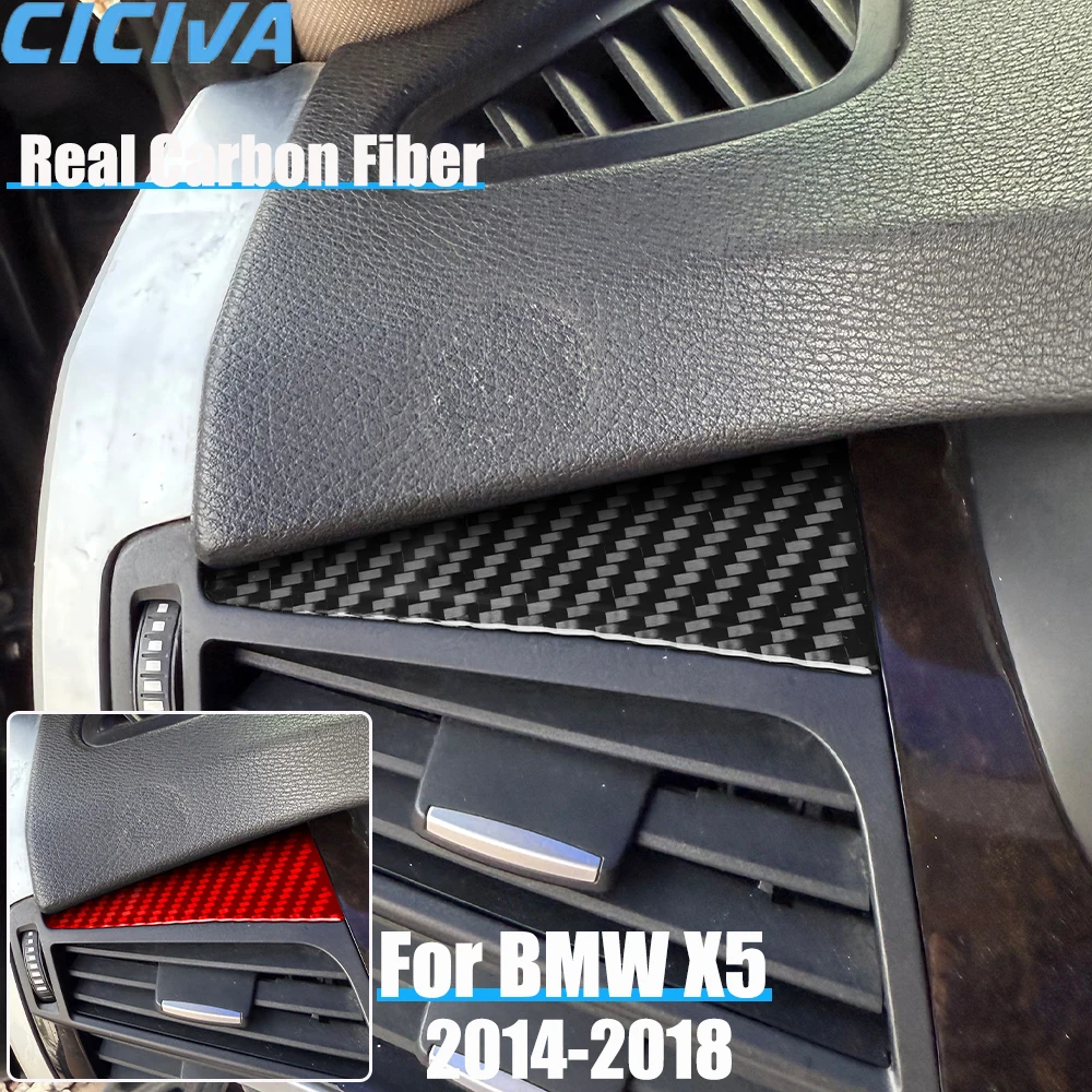 Real Carbon Fiber Car Accessories Driver Air Vent Panel Trim Cover Soft Sticker For BMW X5 F15 2014 2015 2016 2017 2018
Real Carbon Fiber Car Accessories Driver Air Vent Panel Trim Cover Soft Sticker For BMW X5 F15 2014 2015 2016 2017 2018