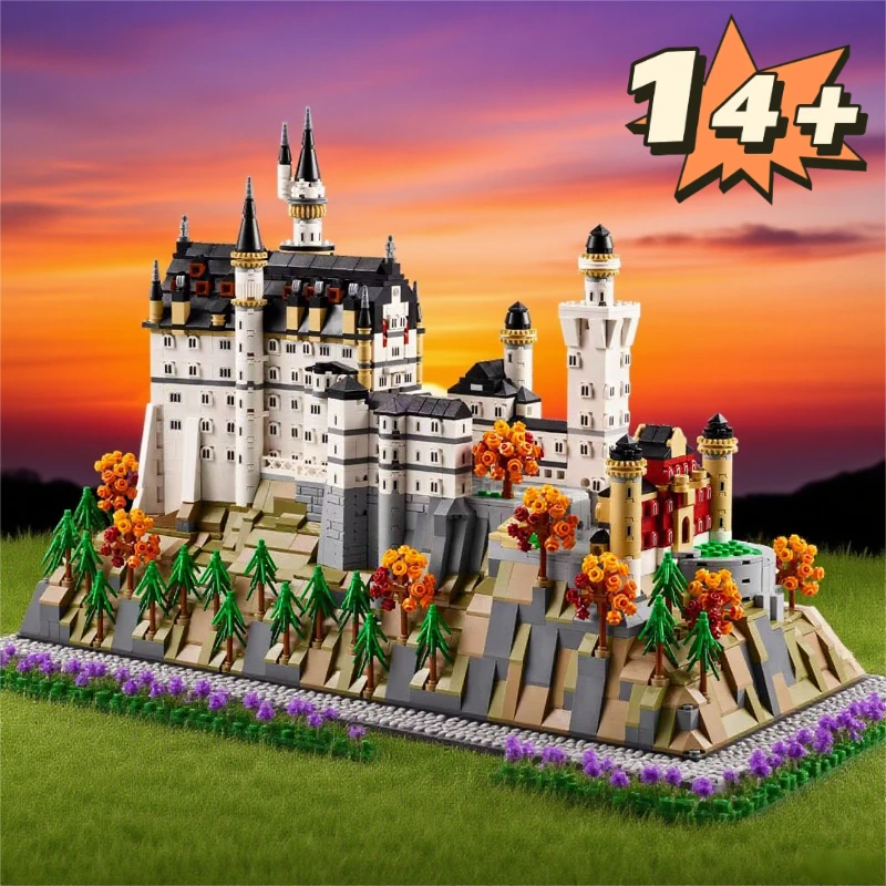 Creative Neuschwanstein Castle Building Blocks Architecture Brick 3455Pcs Toys For Kids Adult Toy Christmas Gift
Creative Neuschwanstein Castle Building Blocks Architecture Brick 3455Pcs Toys For Kids Adult Toy Christmas Gift
