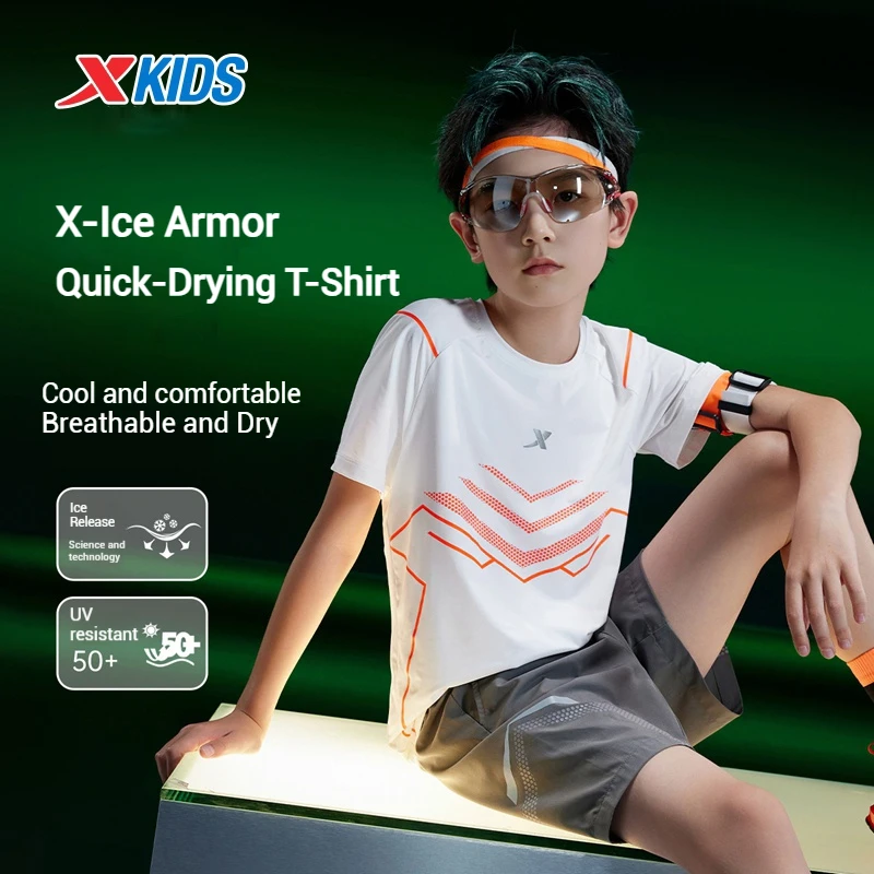 Детские шорты Xtep, лето 2029, детская быстросохнущая футболка, стильная легкая эластичная спортивная повседневная одежда для мальчиков 675225019312
Детские шорты Xtep, лето 2029, детская быстросохнущая футболка, стильная легкая эластичная спортивная повседневная одежда для мальчиков 675225019312