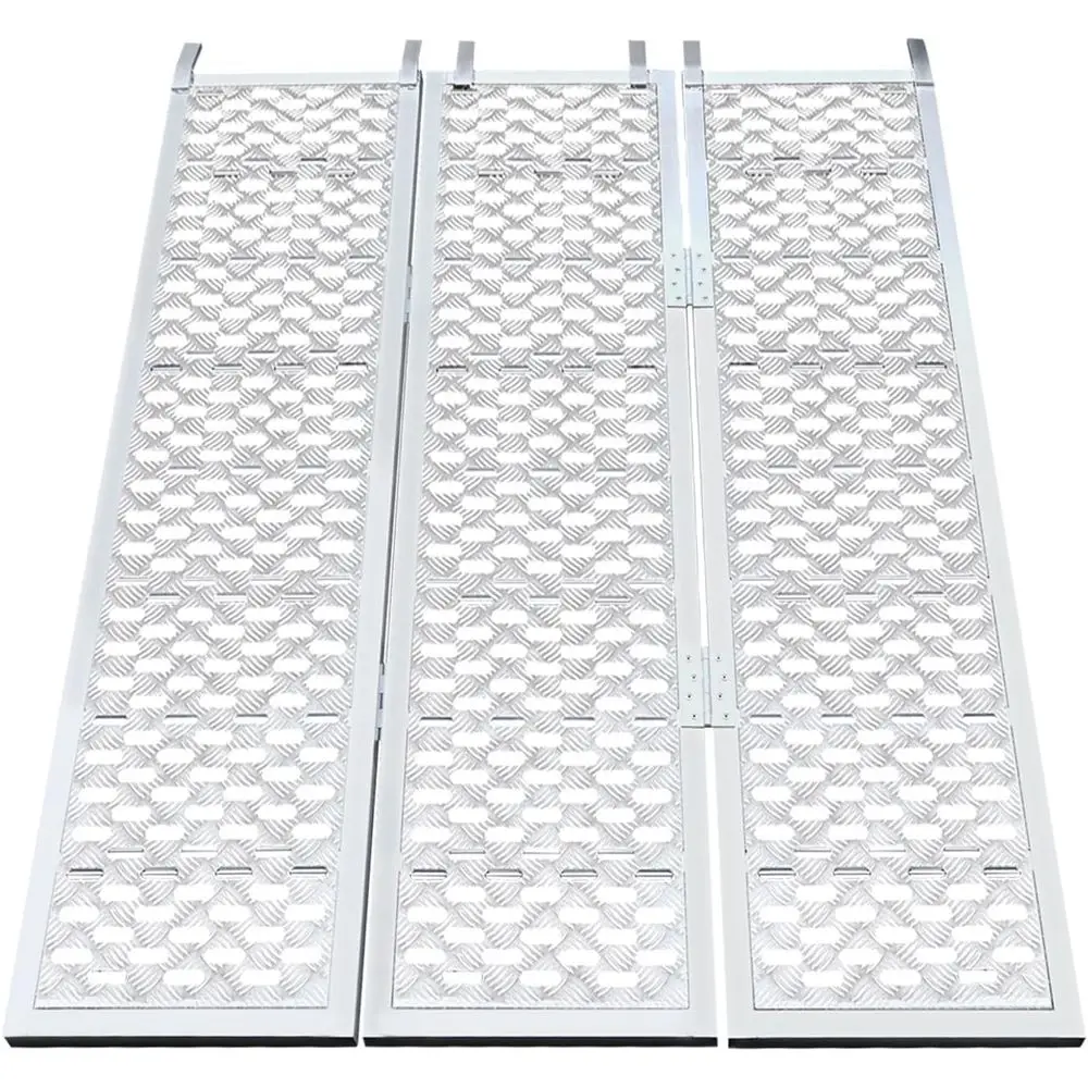 Пандус для перевозки мотоциклов/квадроциклов/вездеходов грузоподъемностью 1500 фунтов, 77x54 дюйма, с ремнями для грузовиков и газонокосилок
Пандус для перевозки мотоциклов/квадроциклов/вездеходов грузоподъемностью 1500 фунтов, 77x54 дюйма, с ремнями для грузовиков и газонокосилок