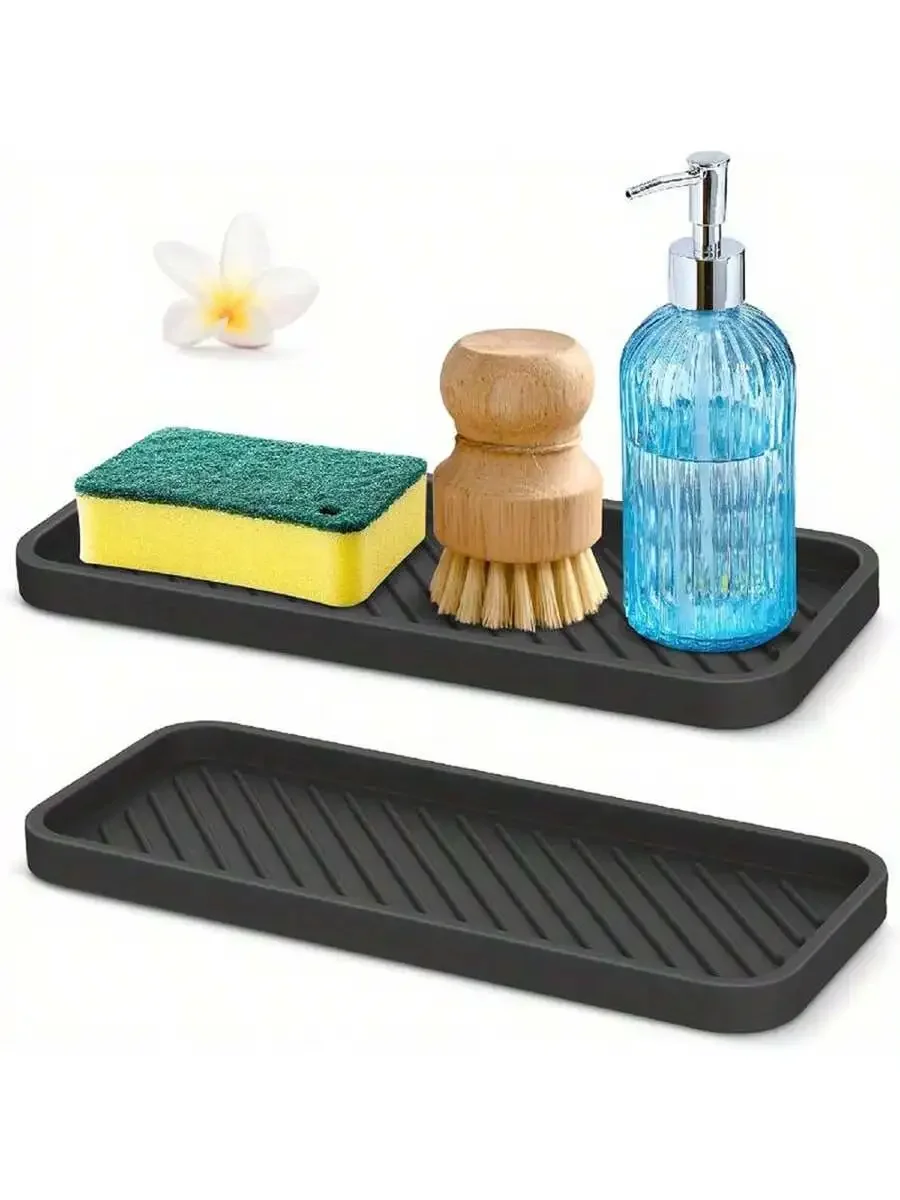 1pc Silicone Sponge Holder Kitchen Sponge Holder, Silicone Slink Organizer Tray for Bathroom,Soap Dispenser,Simple Silicone Soap
1pc Silicone Sponge Holder Kitchen Sponge Holder, Silicone Slink Organizer Tray for Bathroom,Soap Dispenser,Simple Silicone Soap