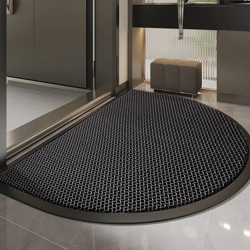 Simple Entrance Door Mat Semi-Circular Elastic Silk Rubber Outdoor Doorstep Anti-Slip Foot Mat Home Decor Floor Rugs
Simple Entrance Door Mat Semi-Circular Elastic Silk Rubber Outdoor Doorstep Anti-Slip Foot Mat Home Decor Floor Rugs