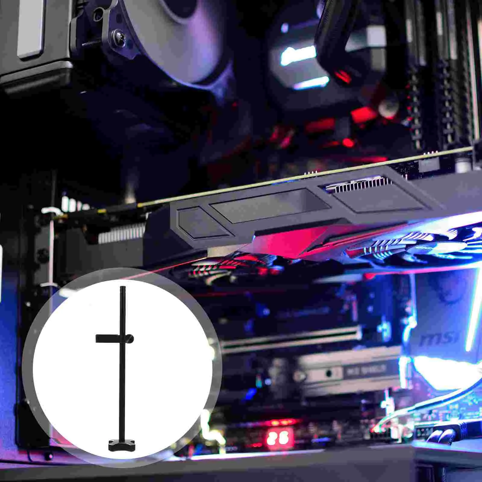 Telescopic and Rotating Graphics Card Support Gpu Sag Bracket Stand Holder Vertical Mounting Kit
Telescopic and Rotating Graphics Card Support Gpu Sag Bracket Stand Holder Vertical Mounting Kit
