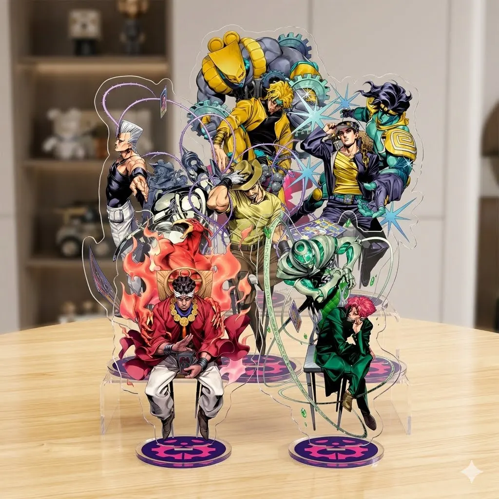 JoJo's Bizarre Adventure Jotaro Kujo Dio Acrylic Stand Figure 15cm Room Desk Decoration Keychain Pendant Display Collection New
JoJo's Bizarre Adventure Jotaro Kujo Dio Acrylic Stand Figure 15cm Room Desk Decoration Keychain Pendant Display Collection New