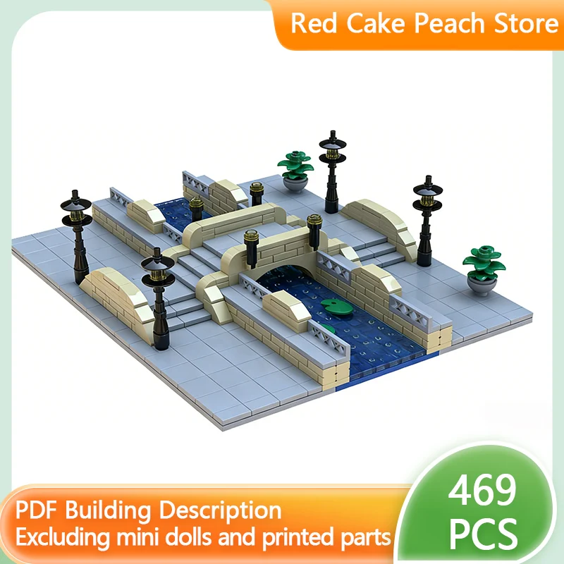 Модель городской улицы MOC, строительные блоки, маленькая улица с водным каналом, модульная технология, детский праздничный подарок, конструктор для сборки
Модель городской улицы MOC, строительные блоки, маленькая улица с водным каналом, модульная технология, детский праздничный подарок, конструктор для сборки