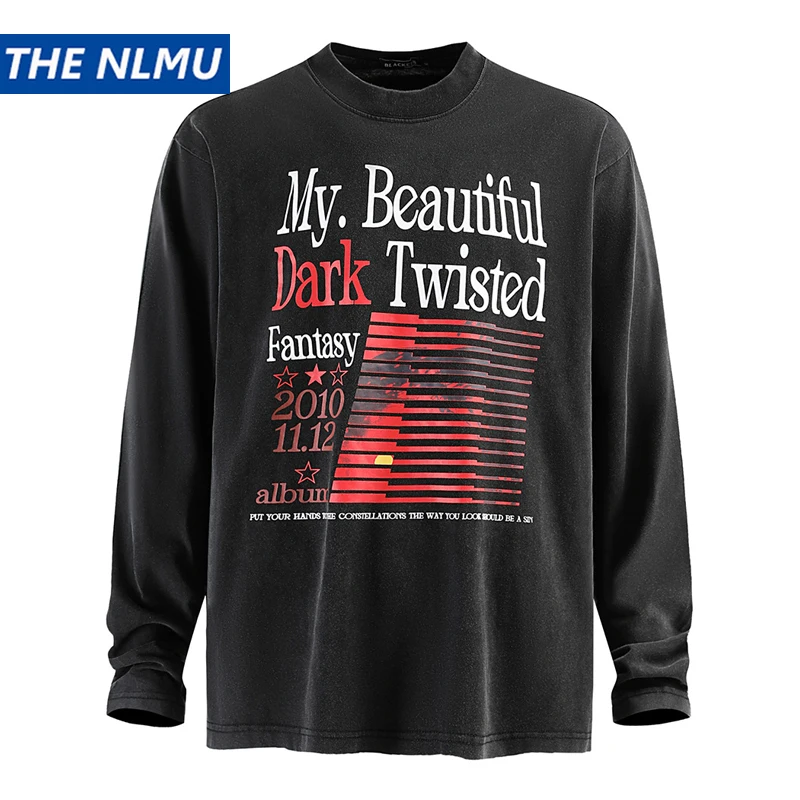 Vintage Men Long Sleeve T Shirts Streetwear Letter Graphic Printed Tshirt Y2K Harajuku Punk Gothic Cotton Loose Tops
Vintage Men Long Sleeve T Shirts Streetwear Letter Graphic Printed Tshirt Y2K Harajuku Punk Gothic Cotton Loose Tops