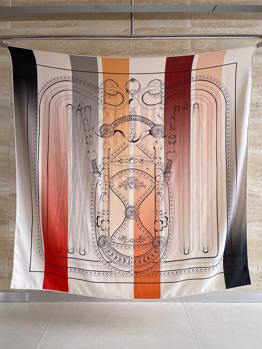 Double Printed Silk Wool Shawl Women's Fashionable Herm Rollerd Edges Scarfs Christmas Gift Idea Elegant Clothing Accessory
Double Printed Silk Wool Shawl Women's Fashionable Herm Rollerd Edges Scarfs Christmas Gift Idea Elegant Clothing Accessory