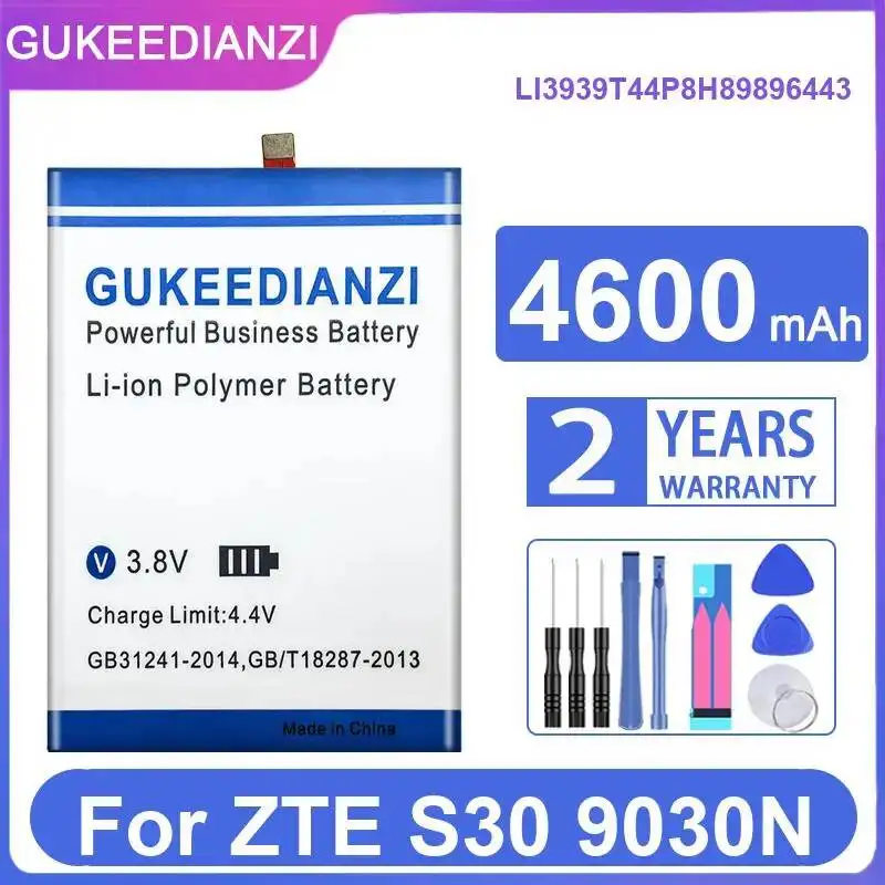 For Zte S30 9030N 4600mAh Mobile Phone Battery LI3939T44P8H89896443 Good Low-Temperature Performance
For Zte S30 9030N 4600mAh Mobile Phone Battery LI3939T44P8H89896443 Good Low-Temperature Performance