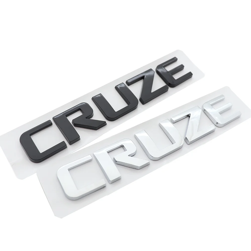 1PC 3D ABS CRUZE Car Letter Logo Sticker Tail Decoration Badge Auto Rear Trunk Emblem Decal Accessories XFL
1PC 3D ABS CRUZE Car Letter Logo Sticker Tail Decoration Badge Auto Rear Trunk Emblem Decal Accessories XFL