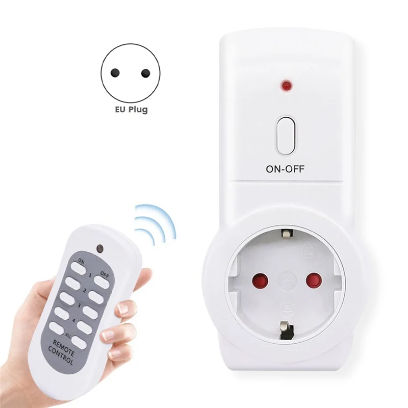 Wireless Remote Control Smart Timer Socket Switch 220V EU Plug Wall 433Mhz Programmable Electrical Outlet-A98U
Wireless Remote Control Smart Timer Socket Switch 220V EU Plug Wall 433Mhz Programmable Electrical Outlet-A98U