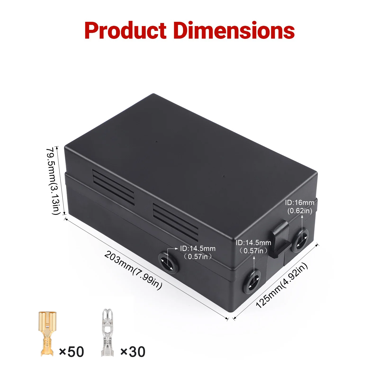 Black Plastic For Auto Marine SUV Truck With Copper Terminals 10 Way Car Relay Box 12V Fuse Box 15 Way Blade Fuse Holder Block
Black Plastic For Auto Marine SUV Truck With Copper Terminals 10 Way Car Relay Box 12V Fuse Box 15 Way Blade Fuse Holder Block