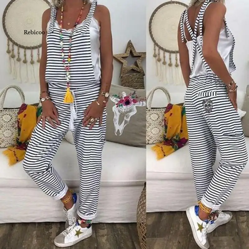 Women Flower Print Loose Jumpsuits Rompers V-neck Herem Pants Sport Slacks Suspenders Hip Pop Sport Slacks
Women Flower Print Loose Jumpsuits Rompers V-neck Herem Pants Sport Slacks Suspenders Hip Pop Sport Slacks