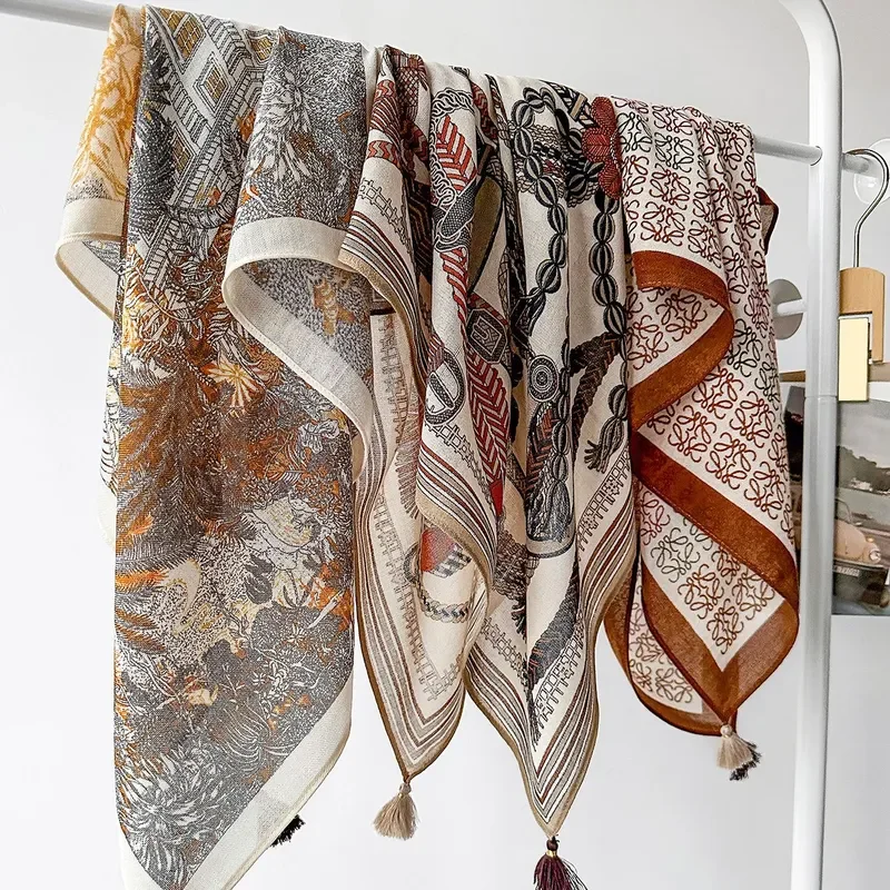 2026 Vintage Tassel Pendant Silk Scarf Medium Square Scarf Fashionable Versatile Paisley Print High-End External Decorative
2026 Vintage Tassel Pendant Silk Scarf Medium Square Scarf Fashionable Versatile Paisley Print High-End External Decorative